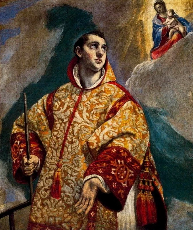 Apparizione della Vergine a san Lorenzo - Collegio di Nostra Signora di Antigua, Lugo